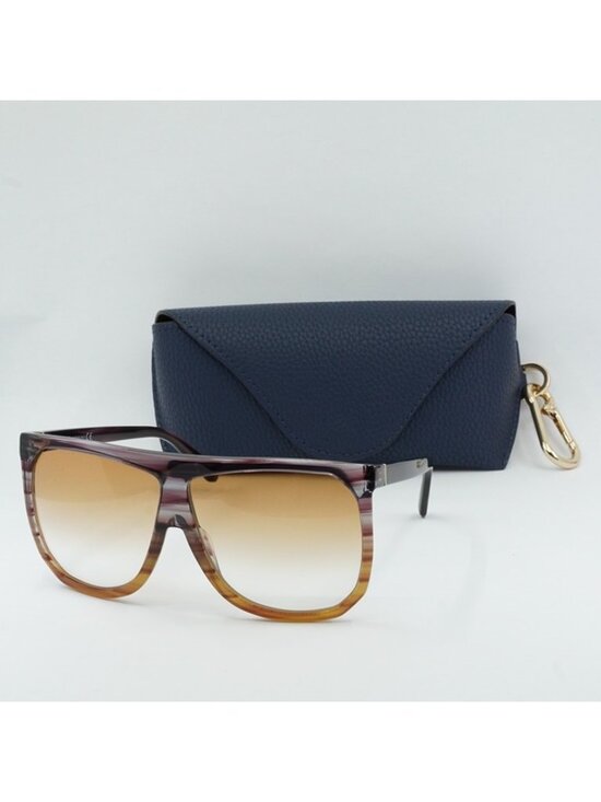 Loewe LW40001I 83V Filipa Sunglasses Purple to Orange Gradient Square Frame main image 11